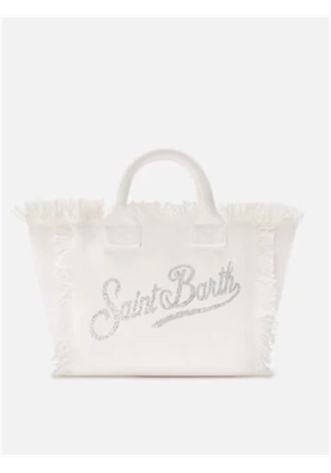 Borsa Media in canvas SAINT BARTH | COL0001 COLETTE02571L 01 STRASS